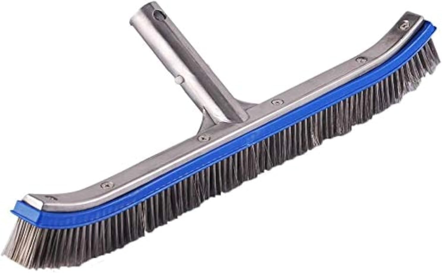 SWIMMING POOL WALL TILE BRUSH Curved Edge Heavy Duty Polished Aluminum Back