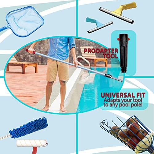 SKIMLITE Snaplite Telescopic Pool Pole 16ft Push Button