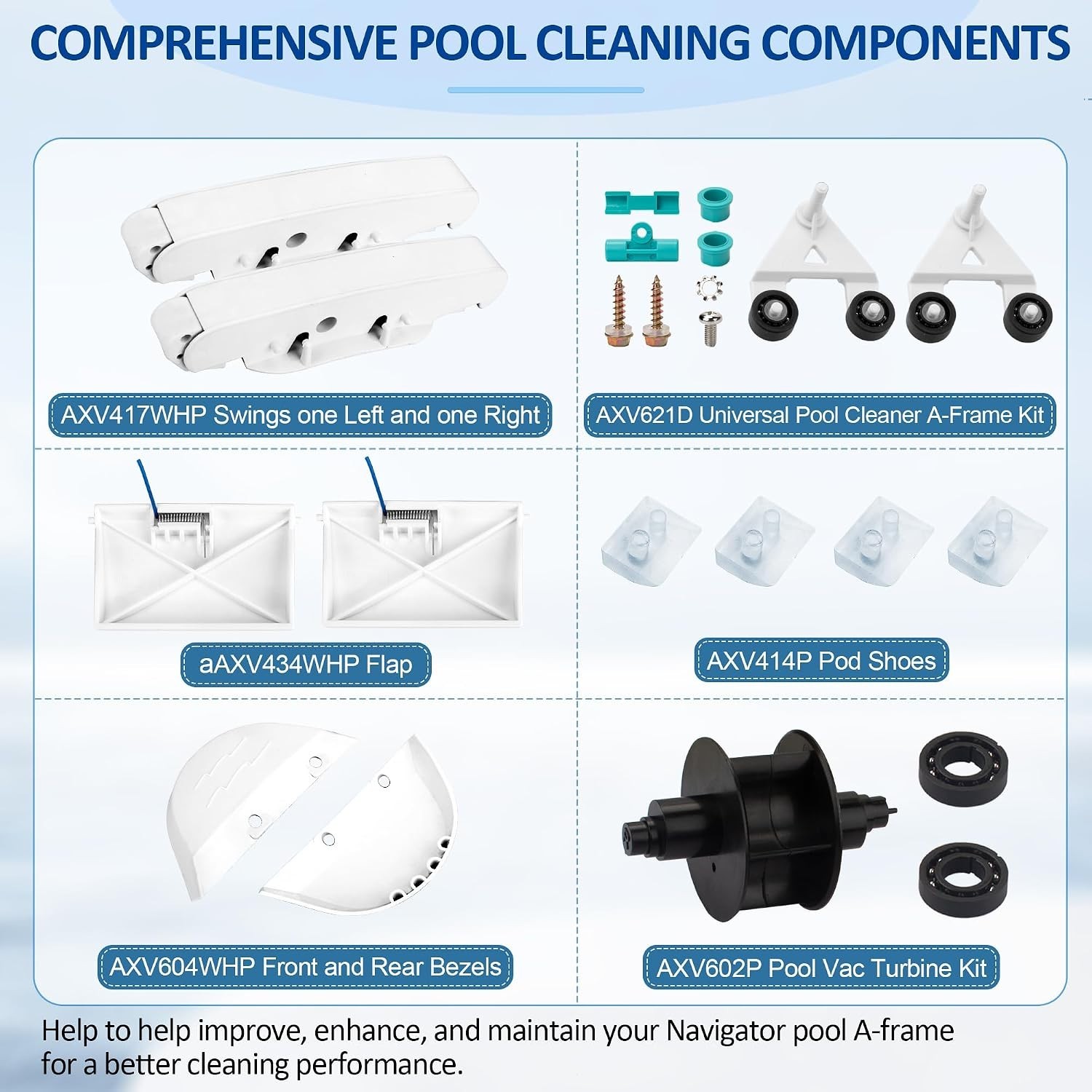 Pool Cleaner Pod Kit for Hayward Navigator