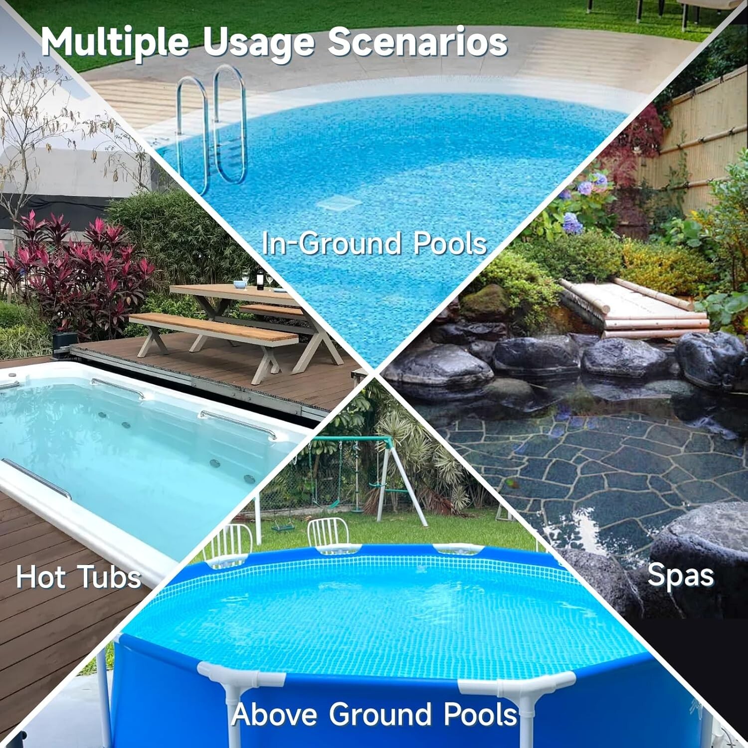 S1 Upgraded Cordless Vacuum with Fine-Sponge – Ideal for Above & In-Ground Pools