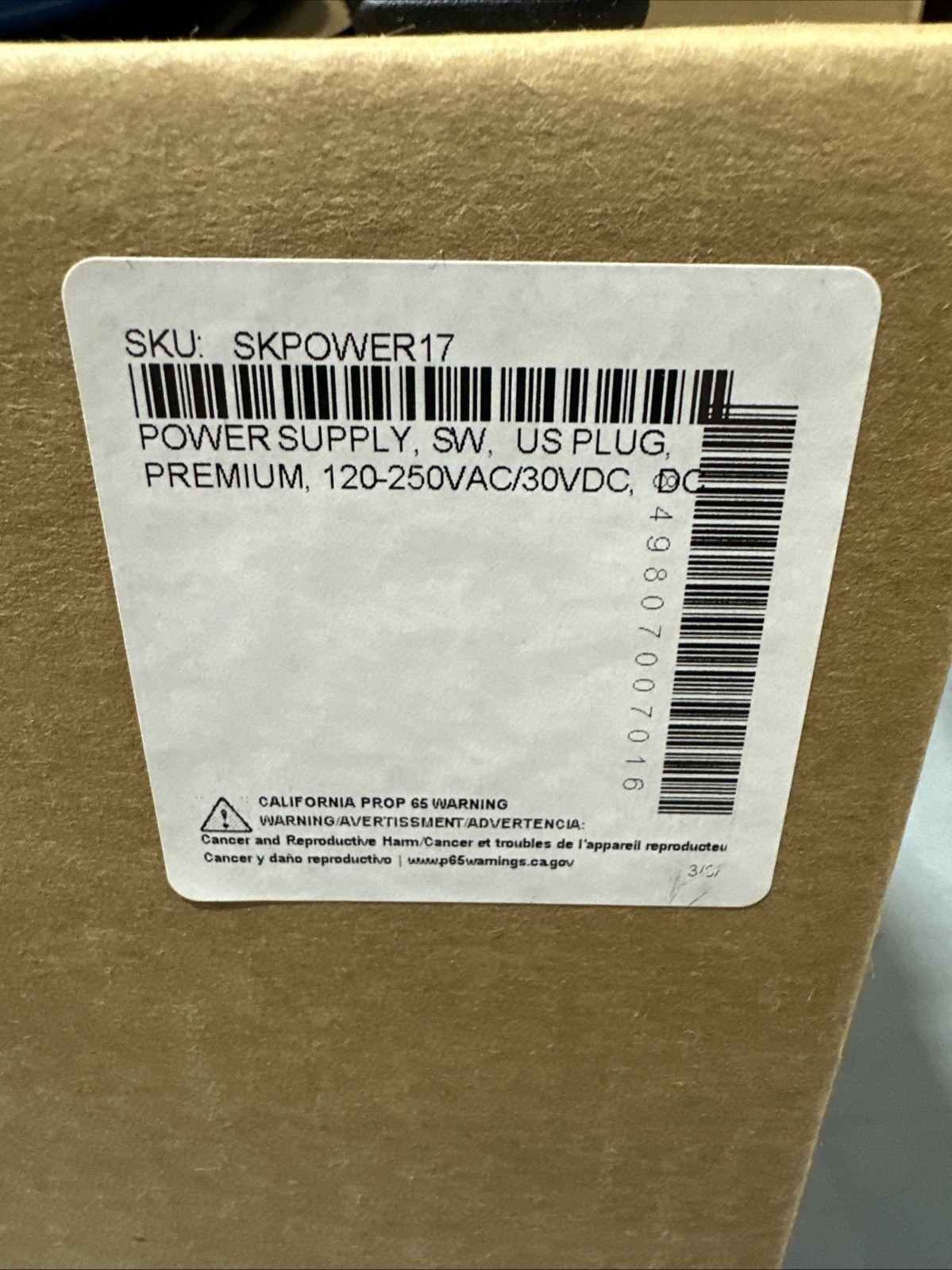 Aqua Products AquaBot Power Supply SW PREMIUM – A780021DS SKPOWER17 30 VDC NEW