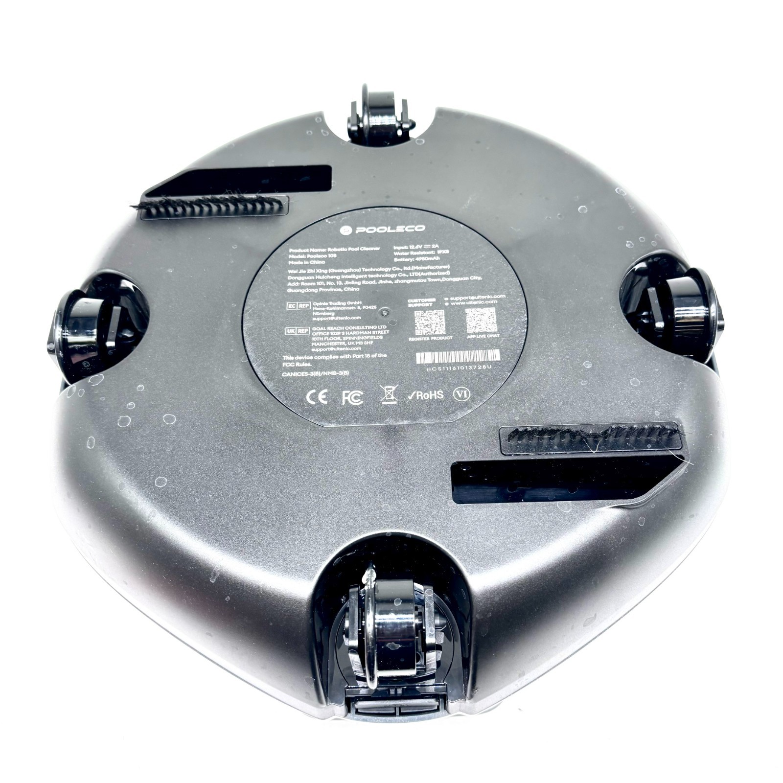 Pooleco Triple Motor Power Robotic Pool Cleaner with Auto Parking Mode Model 10S