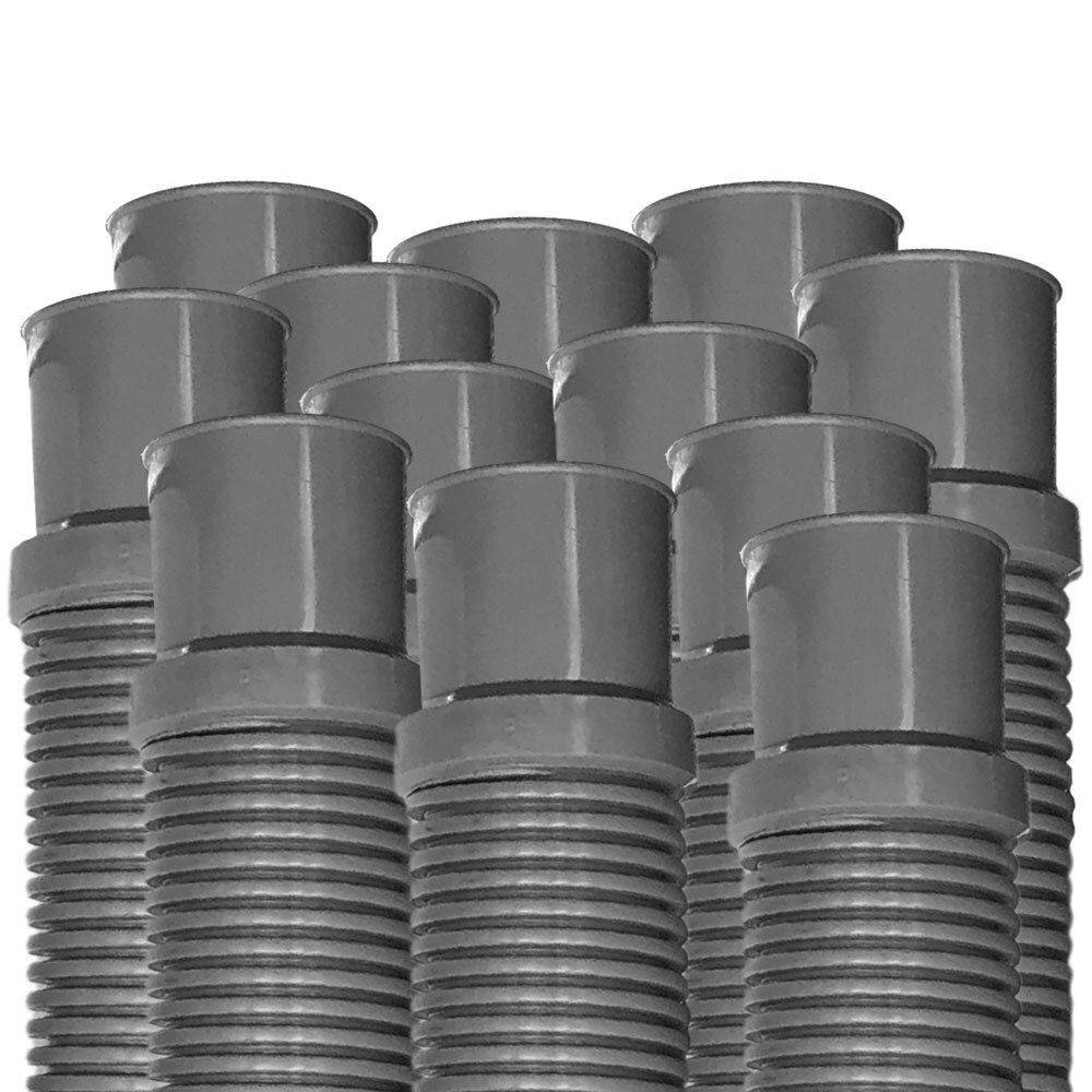 Puri Tech Heavy Duty Above Ground Pool Filter Hose, 1.25 Inch x 3 foot – 12 pack