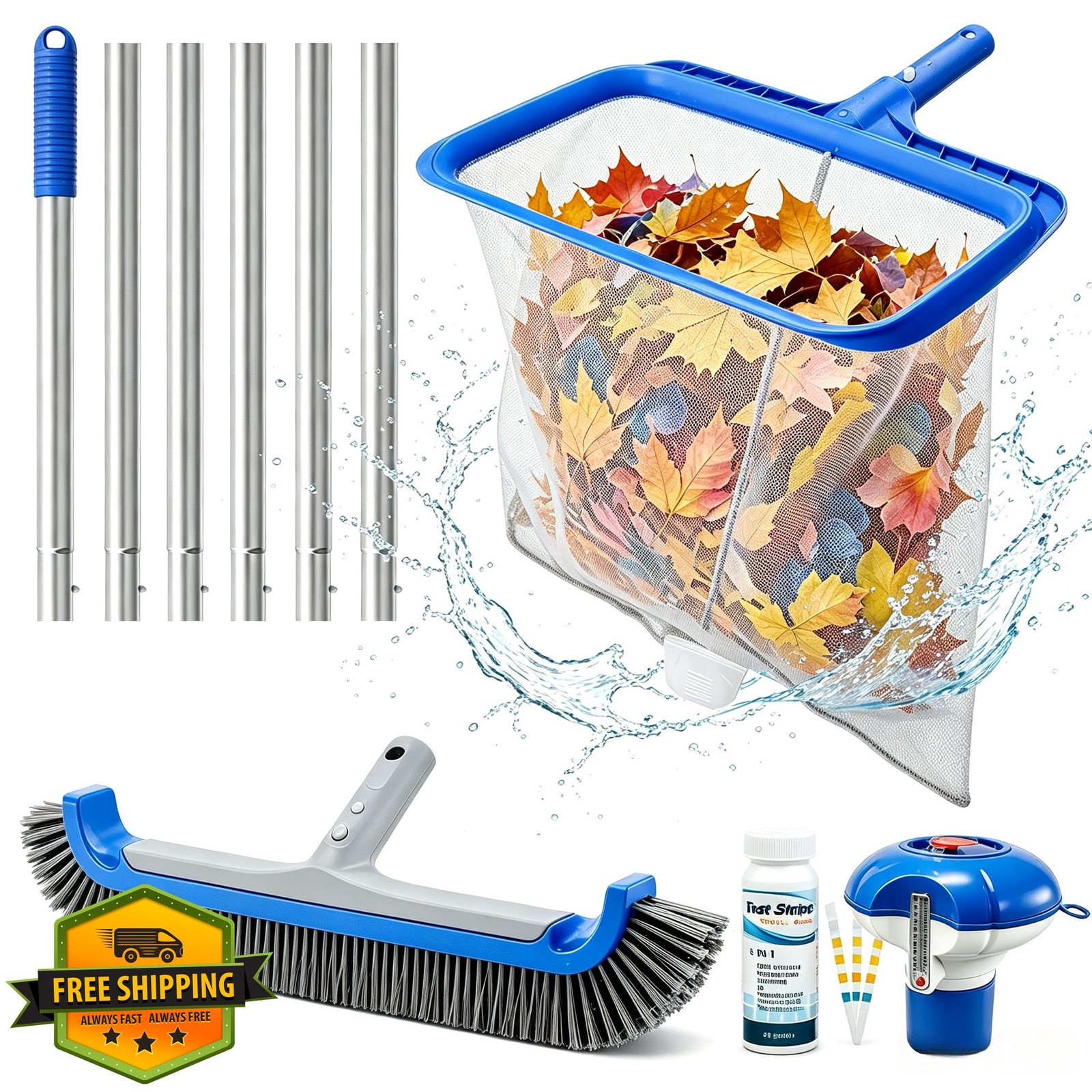Consciot Pool Cleaning Kit 5 Pieces