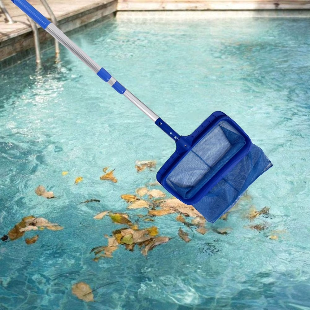 Professional Deep Bag Pool Skimmer Net Heavy Duty Leaf Rake Cleaner Spa Pond Too
