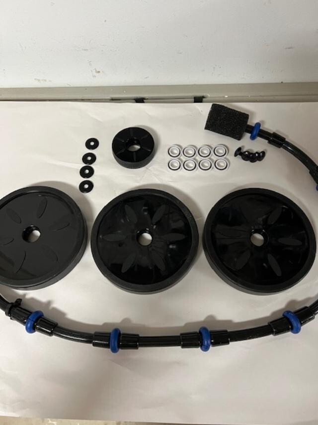 Polaris 280 Black Max Pool Cleaner wheel kit for rebuild