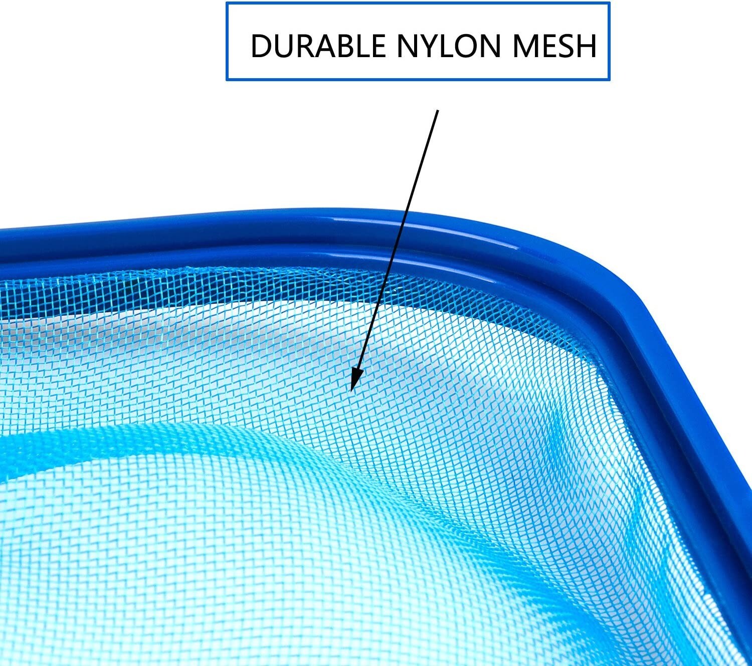 Leaf Skimmer Surface Net Plastic Handle Swimming Pool Spa Hot Tub w/ Magnet
