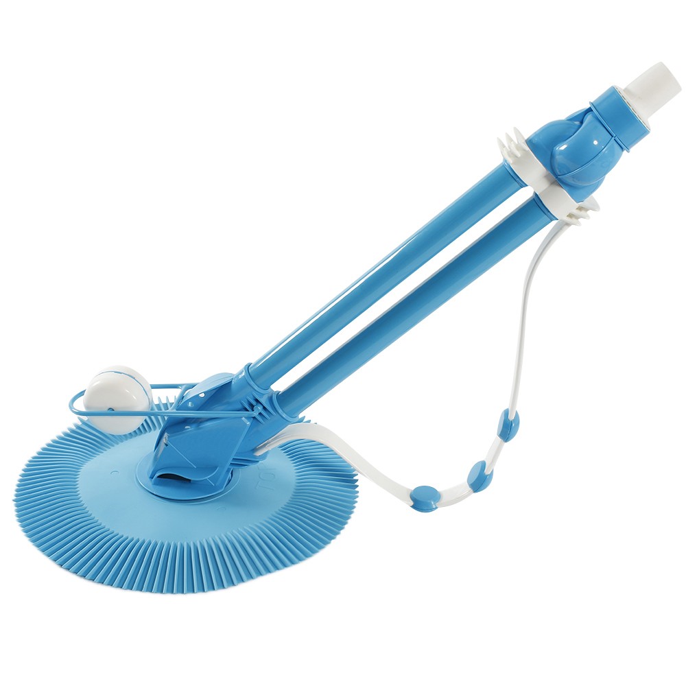 Auto Swimming Pool Cleaner with 10pcs Durable Hose Blue