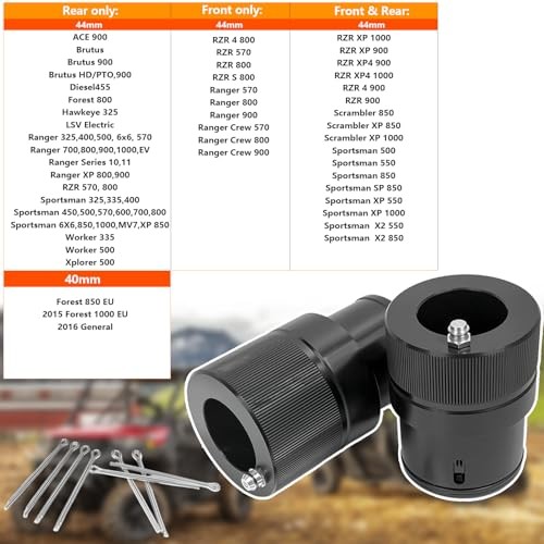 40mm & 44mm Front Rear Wheel Bearing Greaser Tool Compatible with Most ATV UTV