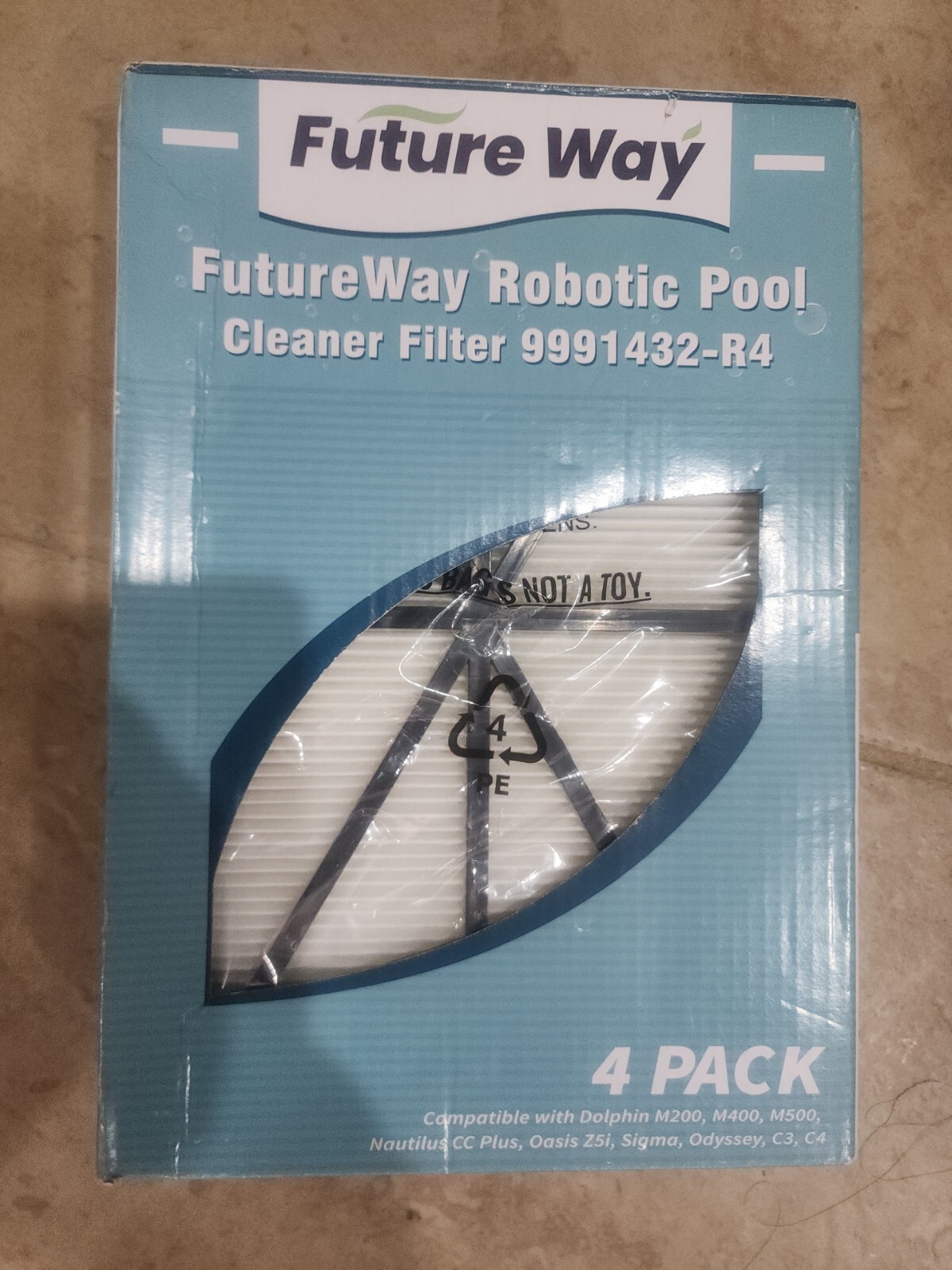 Filter for Dolphin Robotic Pool Cleaner Nautilus CC Plus M400 M500 9991432-R4 4
