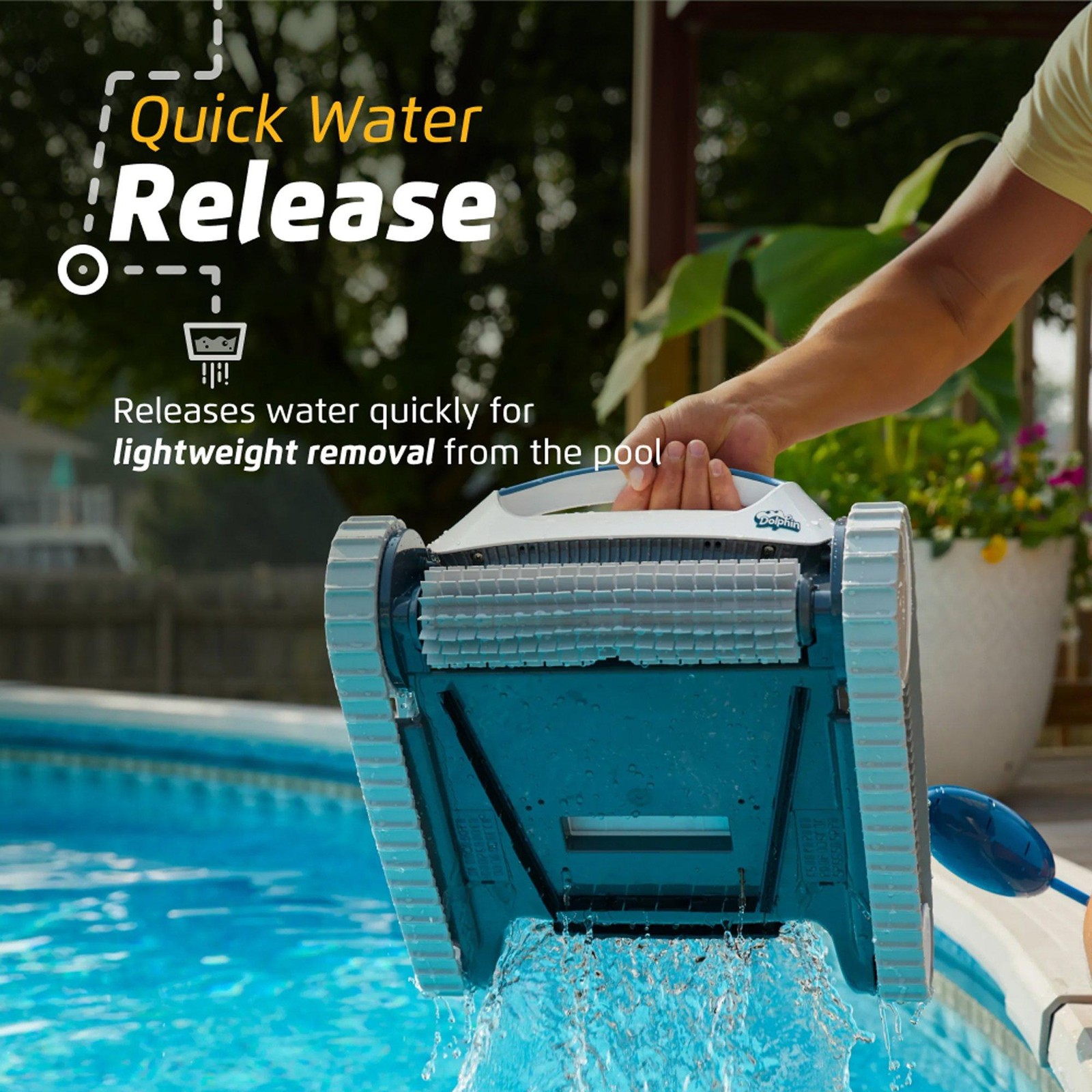 Dolphin Proteus DX1 Robotic Above Ground Pool Cleaner 99996136-DX1