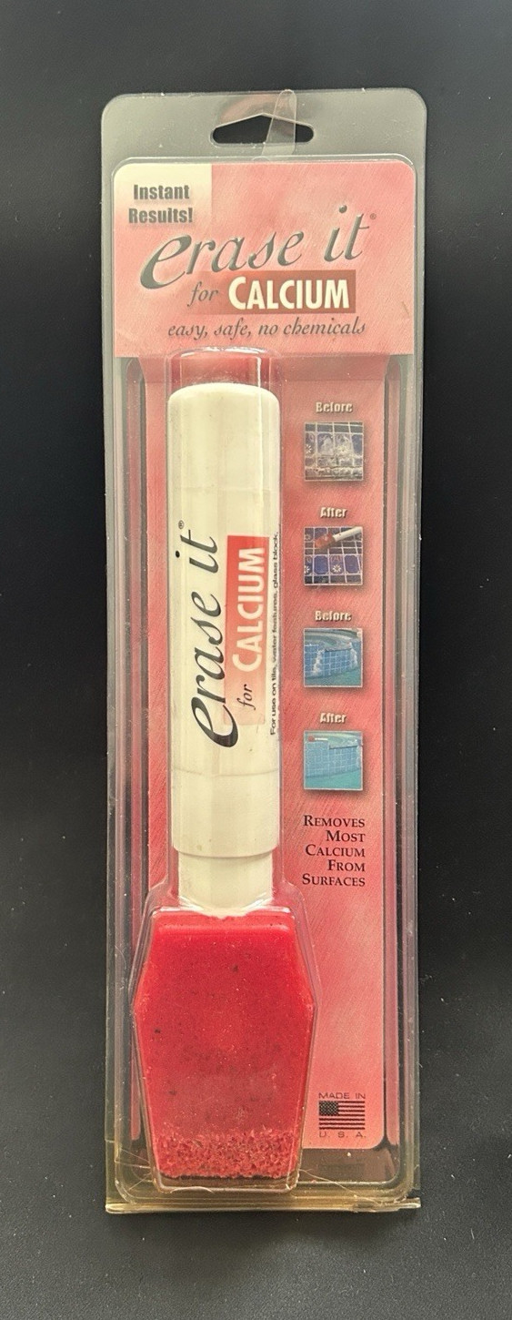 Erase It Stain Eraser 85001 Calcium Eraser for Tile & Concrete Swimming Pools