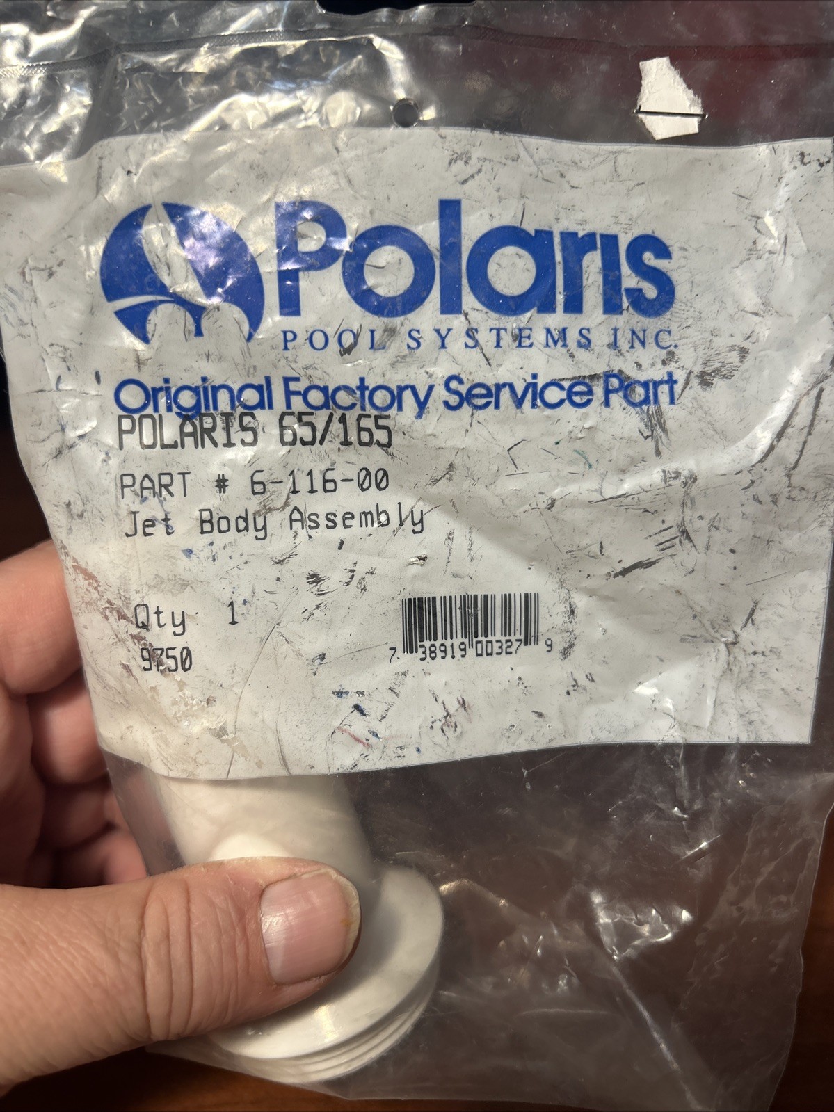 Polaris Vac-Sweep 165 / 65 and Turbo Turtle Jet Body Assembly Pool Part