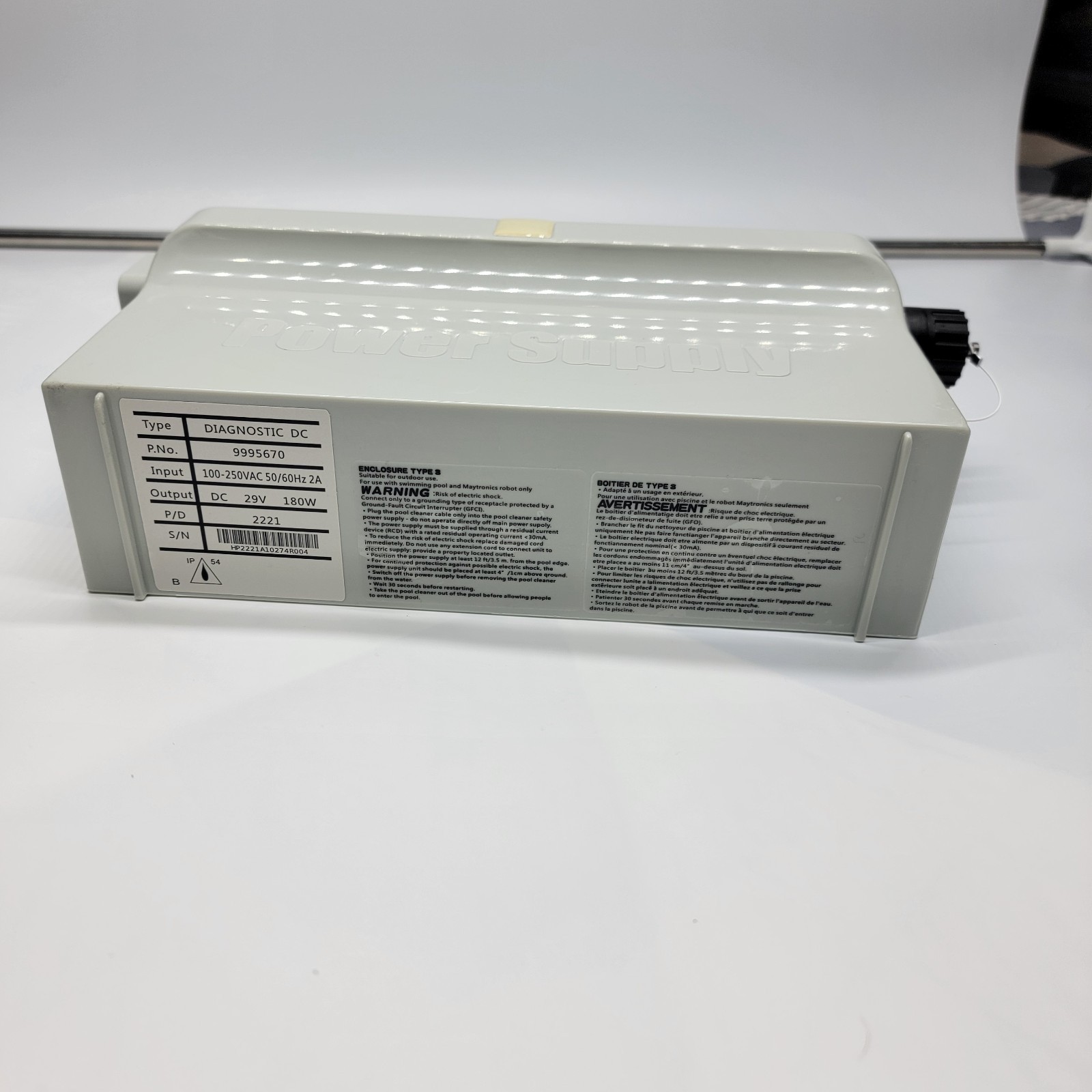 Maytronics 9995670-US-ASSY Dolphin Power Supply