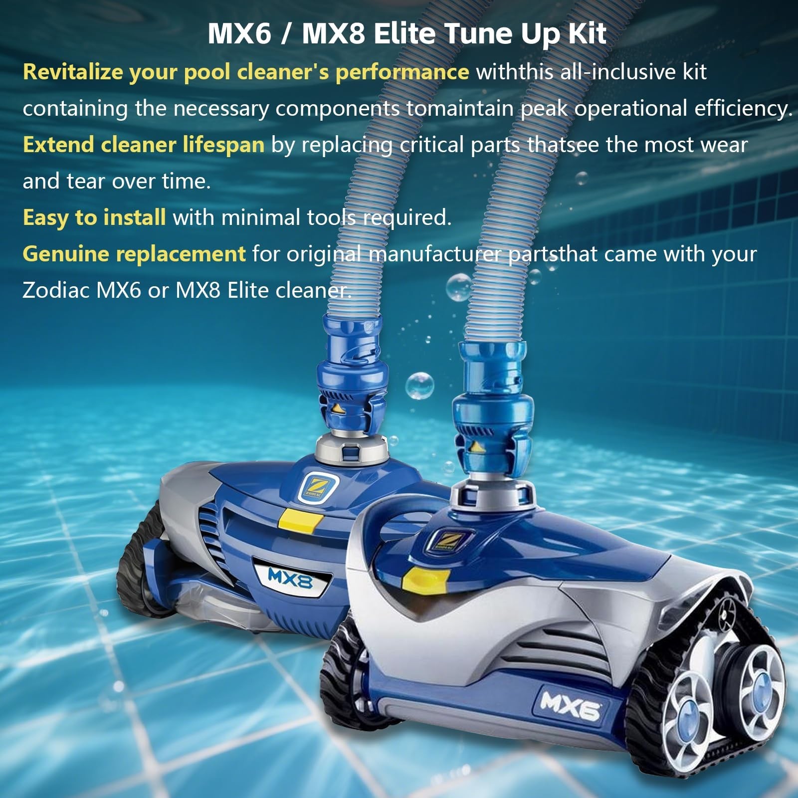 Zodiac MX6 MX8 Replacement Parts Tune-Up Kit | R0524900 R0526100 R0527000 R05251