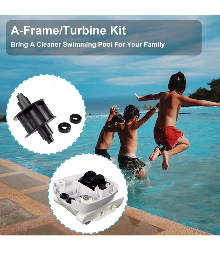 AXV621DAT Pool Vac A-Frame Turbine Kit for Hayward Aquabug Navigator Pro, Ultra