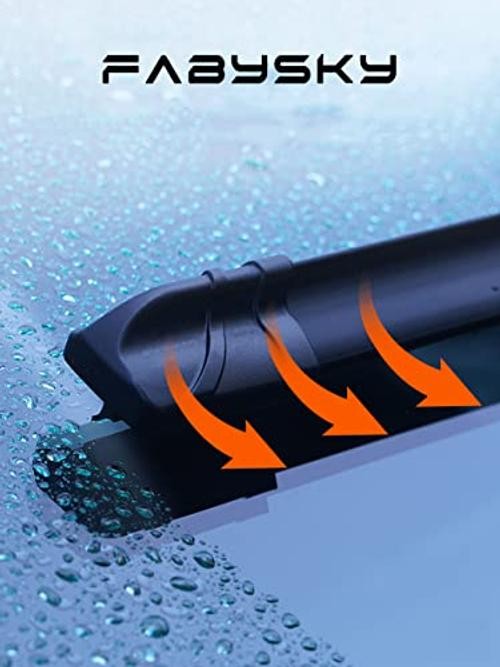 OEM Quality 22 inch + 22inch Universal J/U Hook Front Windshield Wiper 22+22