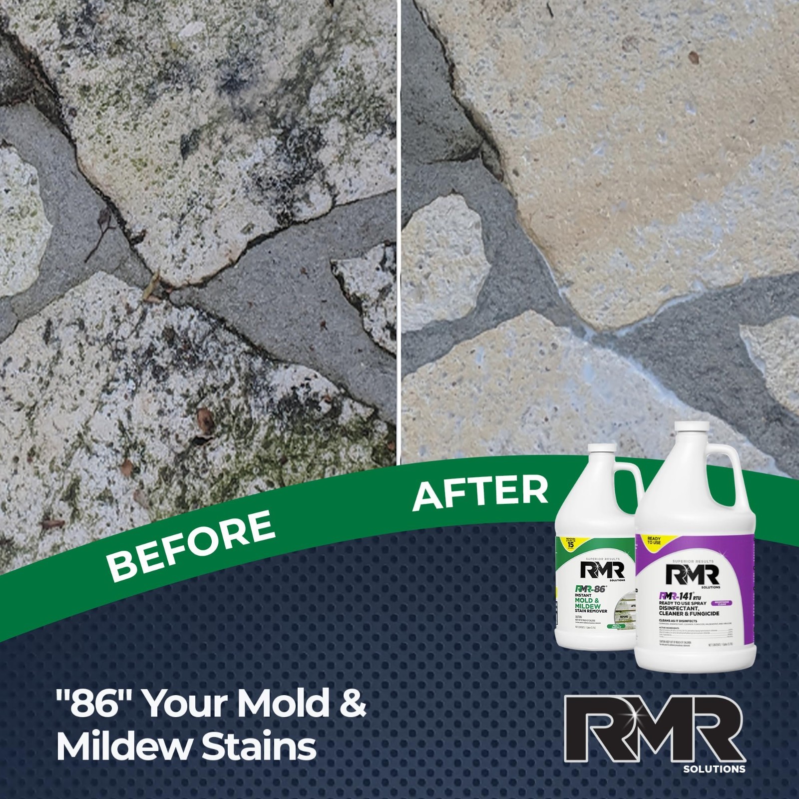 DIY Mold Remover Bundle – Complete Mold Killer & Stain Remover Kit, 2x 1-Gallon