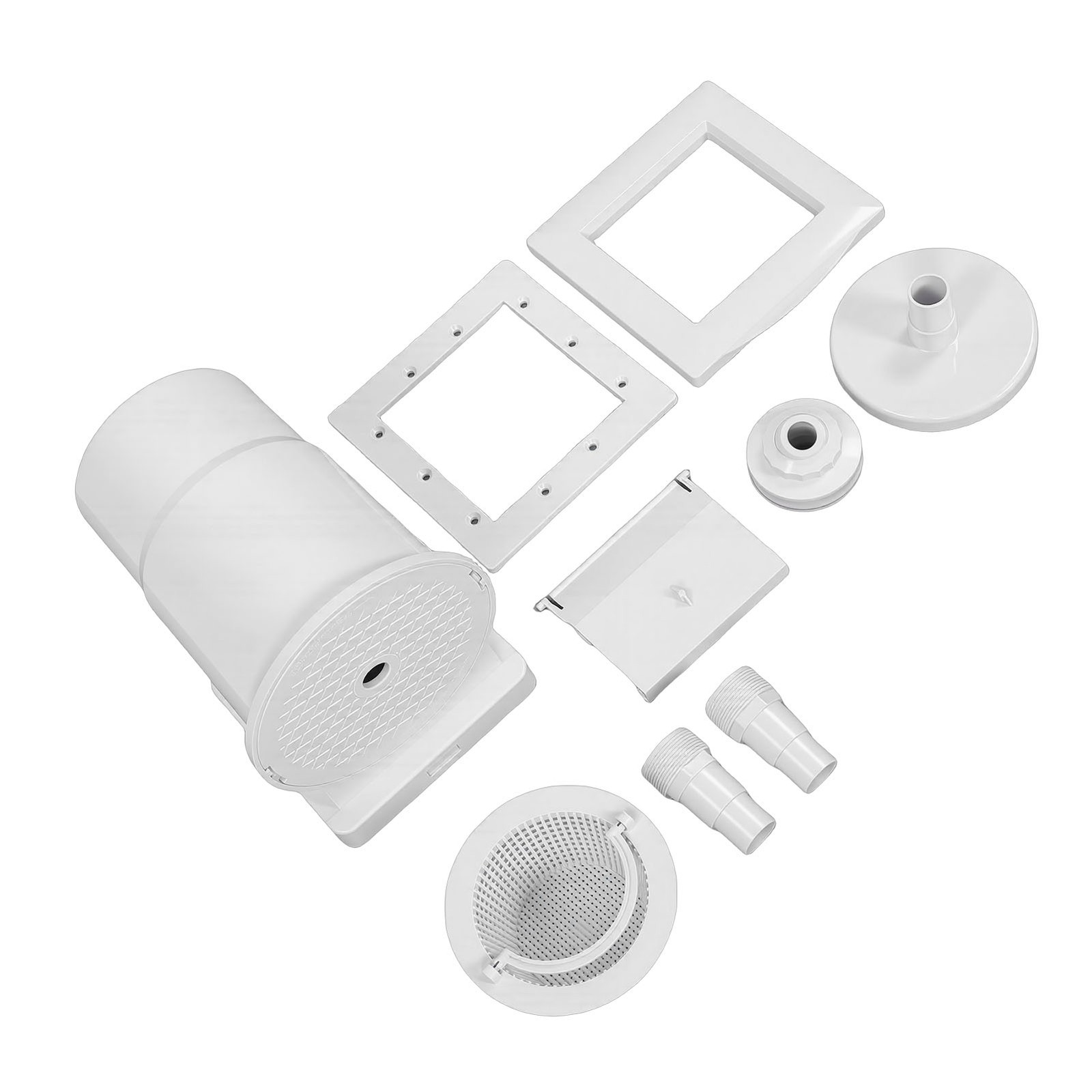 NEW Pool Wall Skimmer High Efficiency ABS Thru Wall Pool Skimmer Accessory Kit