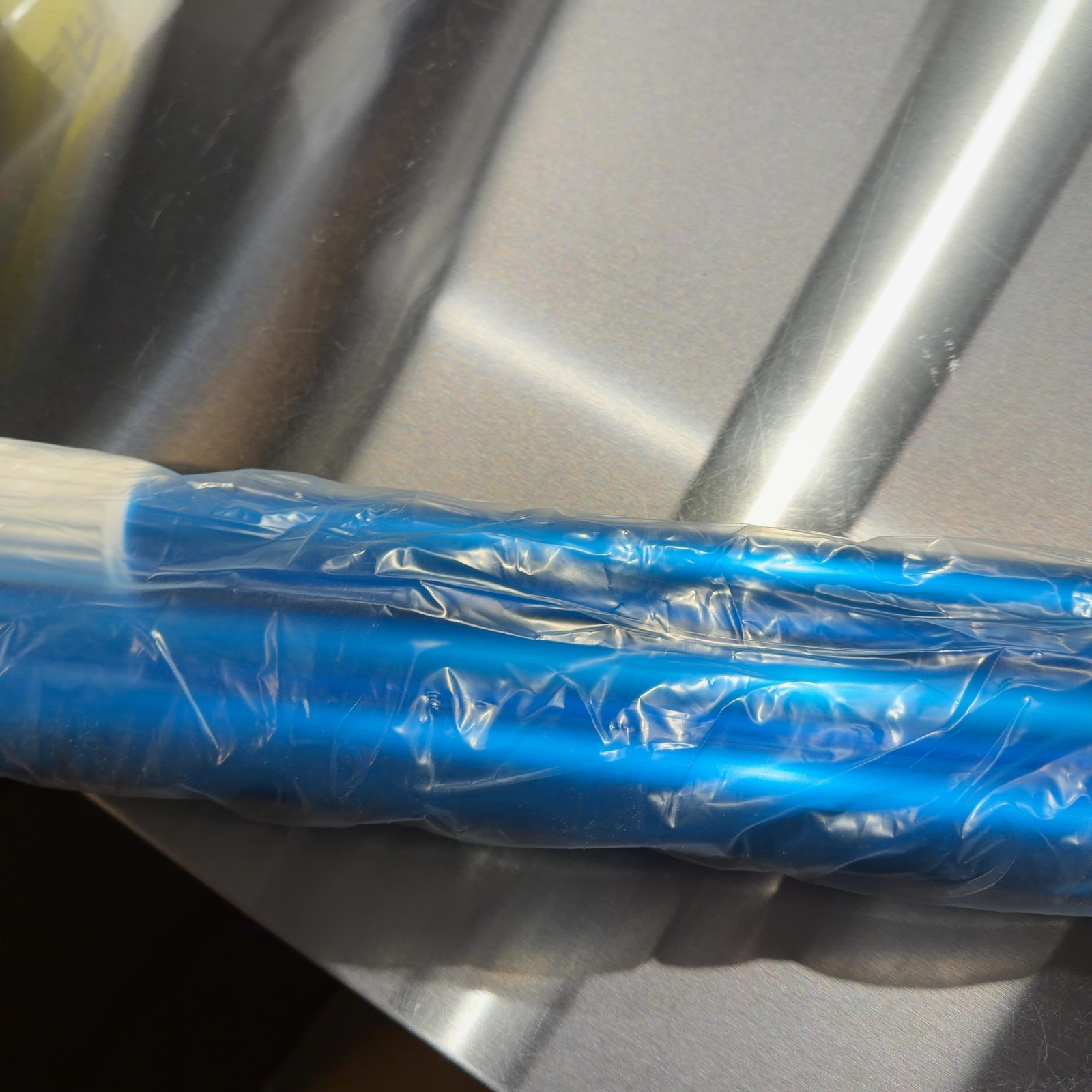 12 Ft Blue Anodized Aluminum Pool Pole for Skimmer Nets Brushes Vacuums