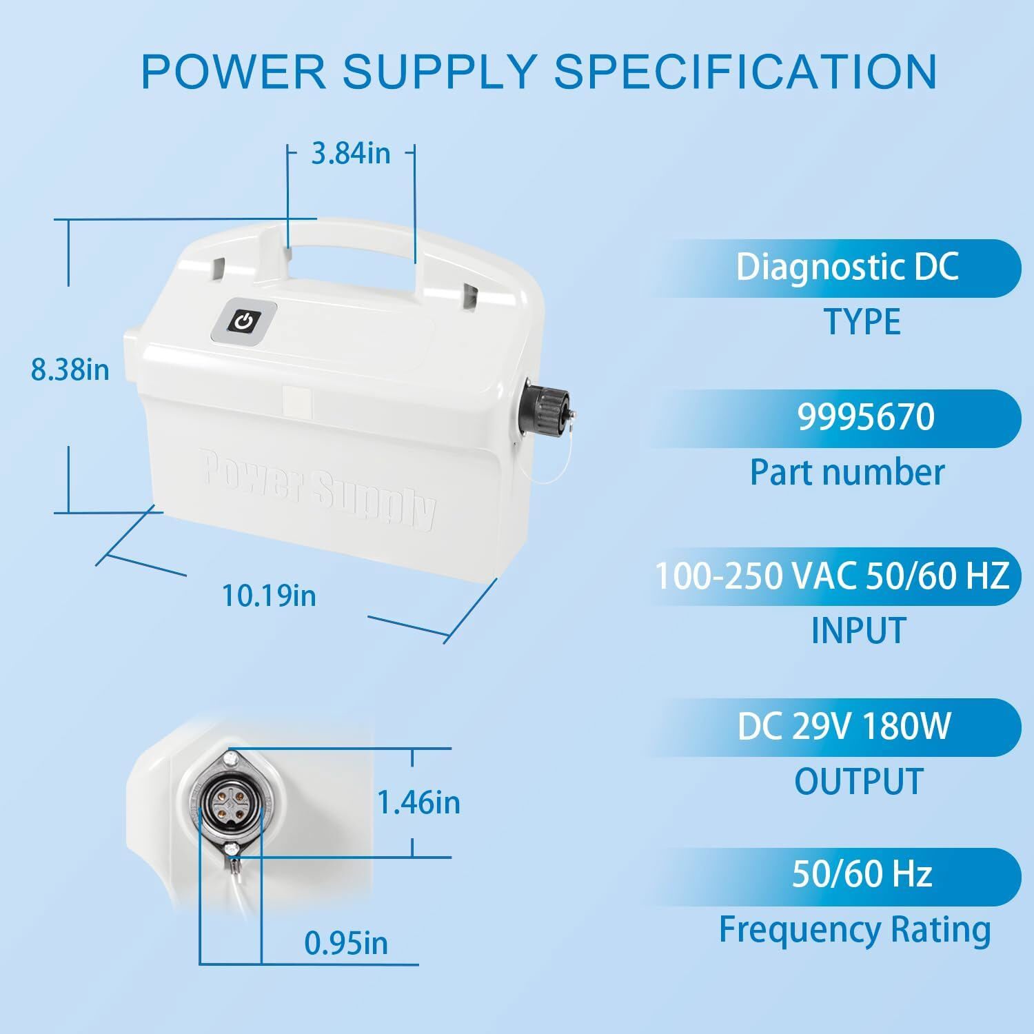 For Dolphin Robotic Pool Cleaners Advantage (Old) 9995670 Assy Power Supply Kit