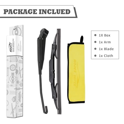 Rear Wiper Arm & Blade Kit,Exact-Fit Replacement for Ford Escape,Mazda Tribute