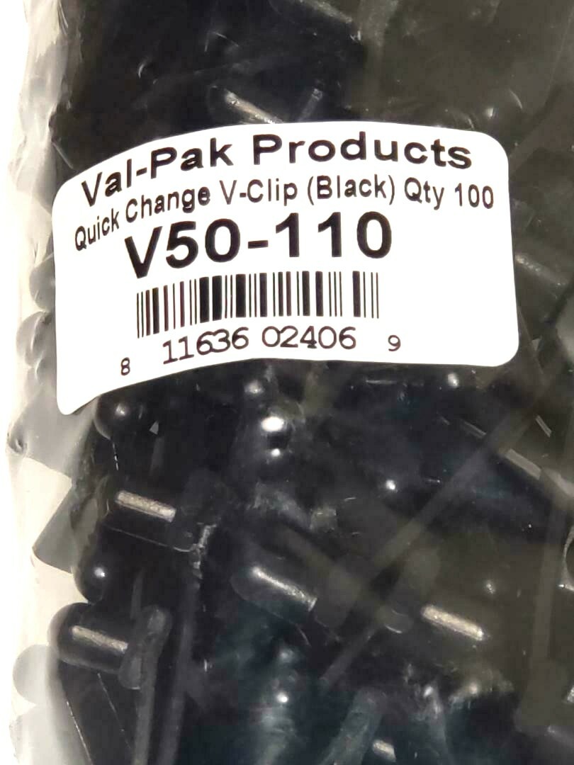 Heavy Duty Replacement V-Clips for Pool Brush Net Vacuum Pole Handle Qty 100
