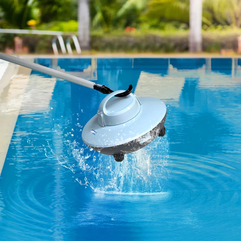 Seauto Cordless Robotic Pool Cleaner, Automatic Pool Vacuum w/ Powerful Suction