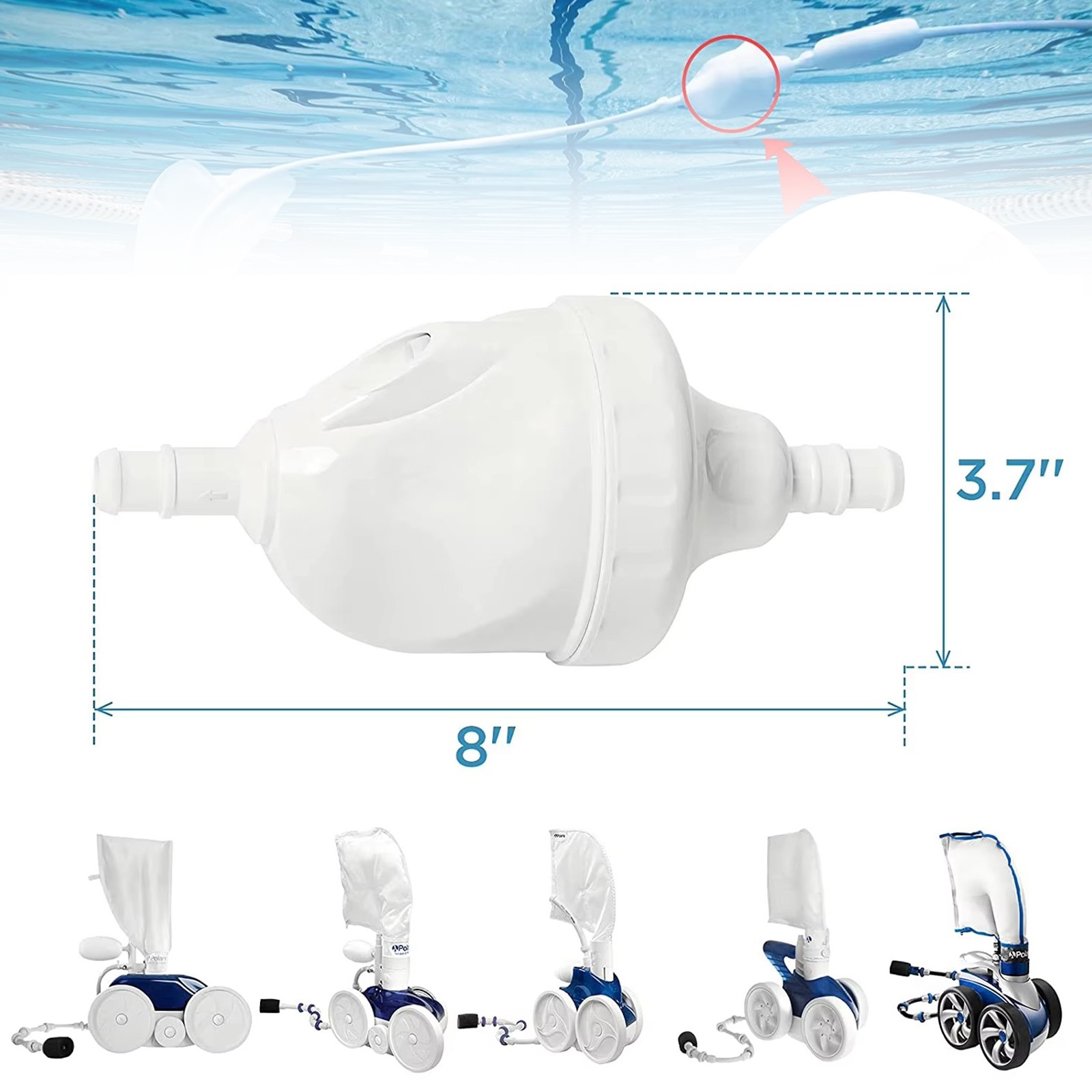 1-5Pack G52 Backup Valve for Polaris 180 280 380 3900 Pool Cleaner