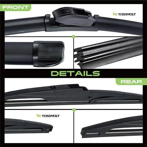 3pcs Front+Rear Direct Fit For 08-19 Highlander / 21-25 Sienna / 10-23 GX460