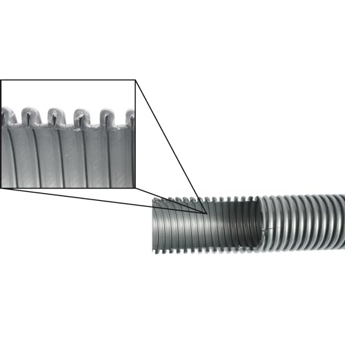 Ultra-Flexible Crushproof Vacuum Hose with 1.25 Inch Inner Diameter 10 Ft.