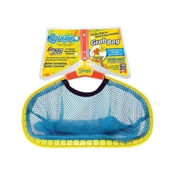 Pool Supplies Compatible With Stinger Leaf Rake with Large Mesh Bag LN4025