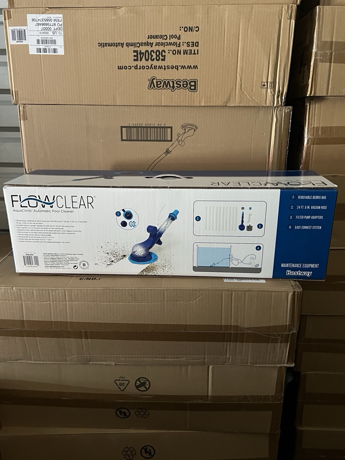 FLOWCLEAR AQUACLIMB POOL CLEANER AUTOMATIC – New