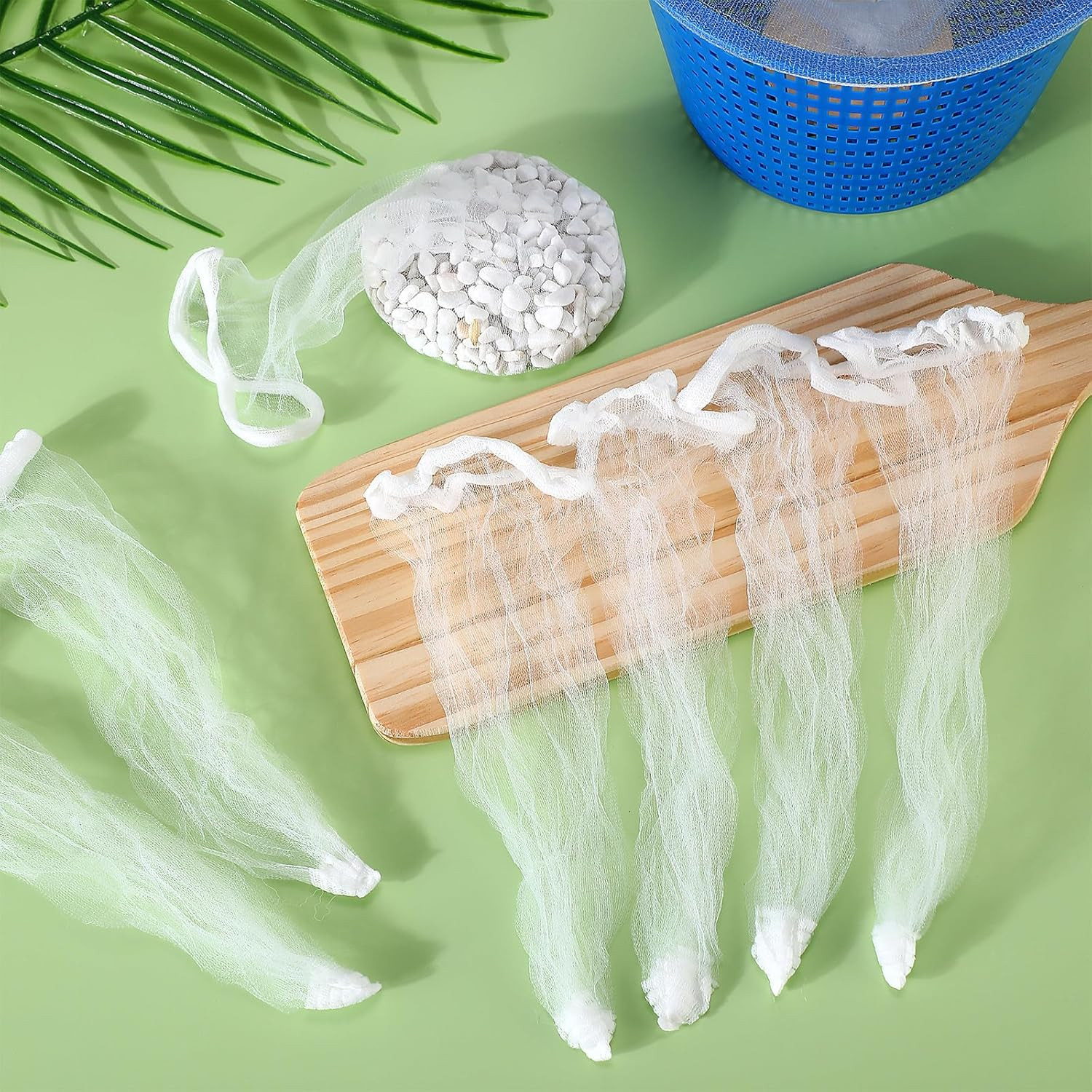 100 Pcs Pool Skimmer Socks Pool Filter Socks for Skimmer Basket Inground or abov