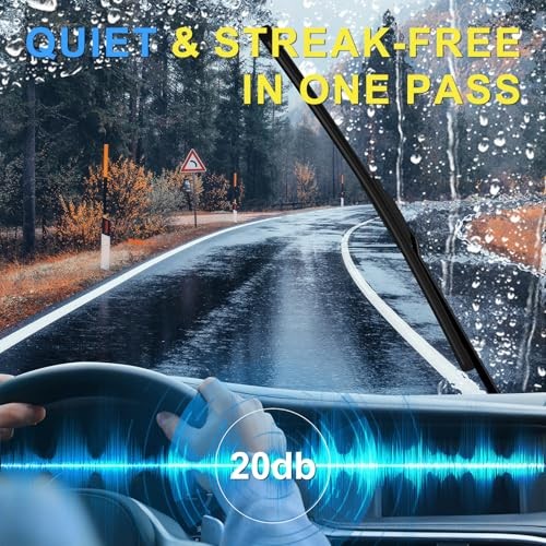 Wiper Blades:3 – Pack Windshield Wipers for Toyota Highlander 2020-2023 – All