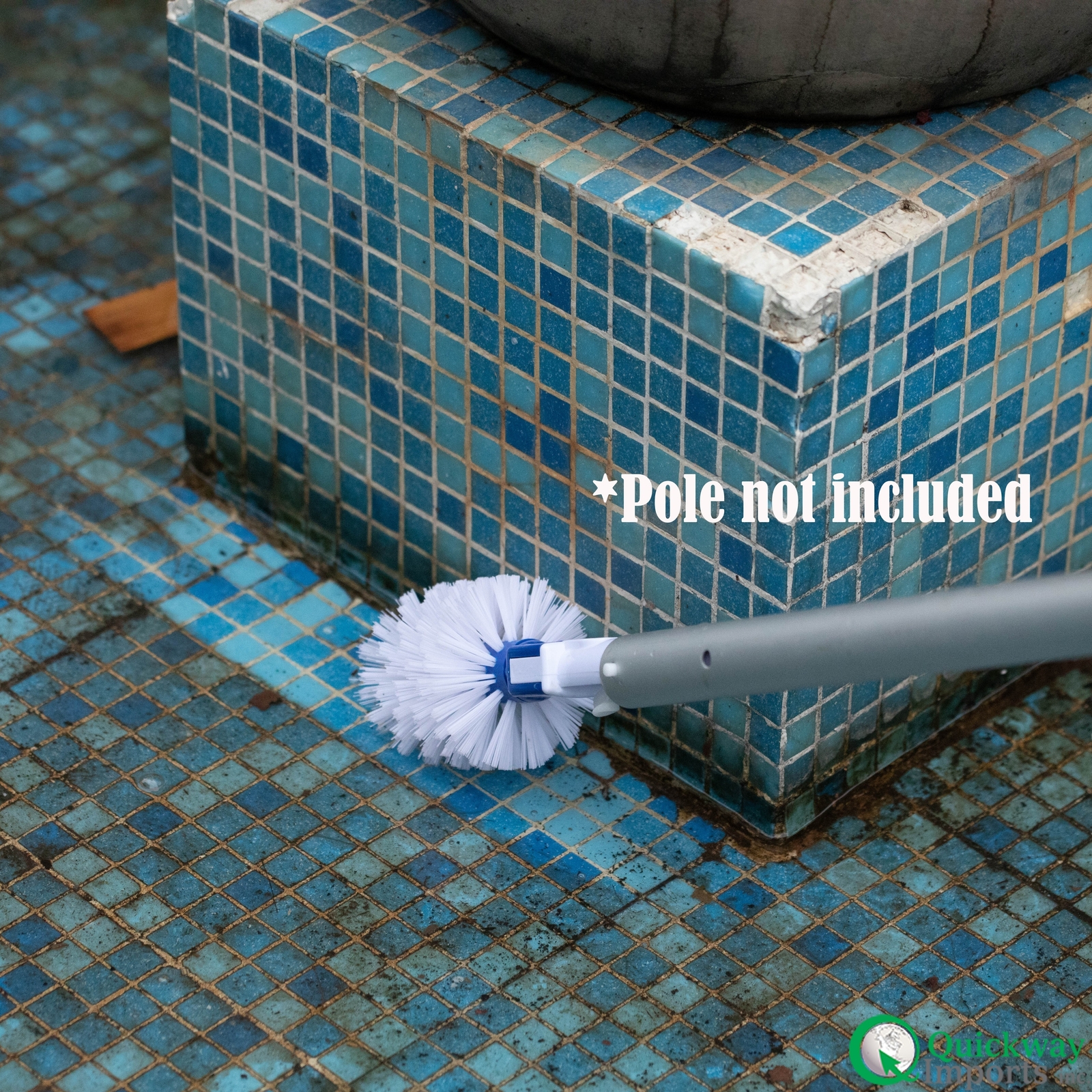 New Quickway Imports pool cleaning tools Designed to Clean Walls Floors Steps