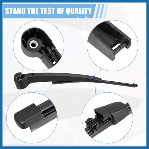 Rear Windshield Wiper Blade Arm Replacement Set OEM Quality Fit for VW Passat