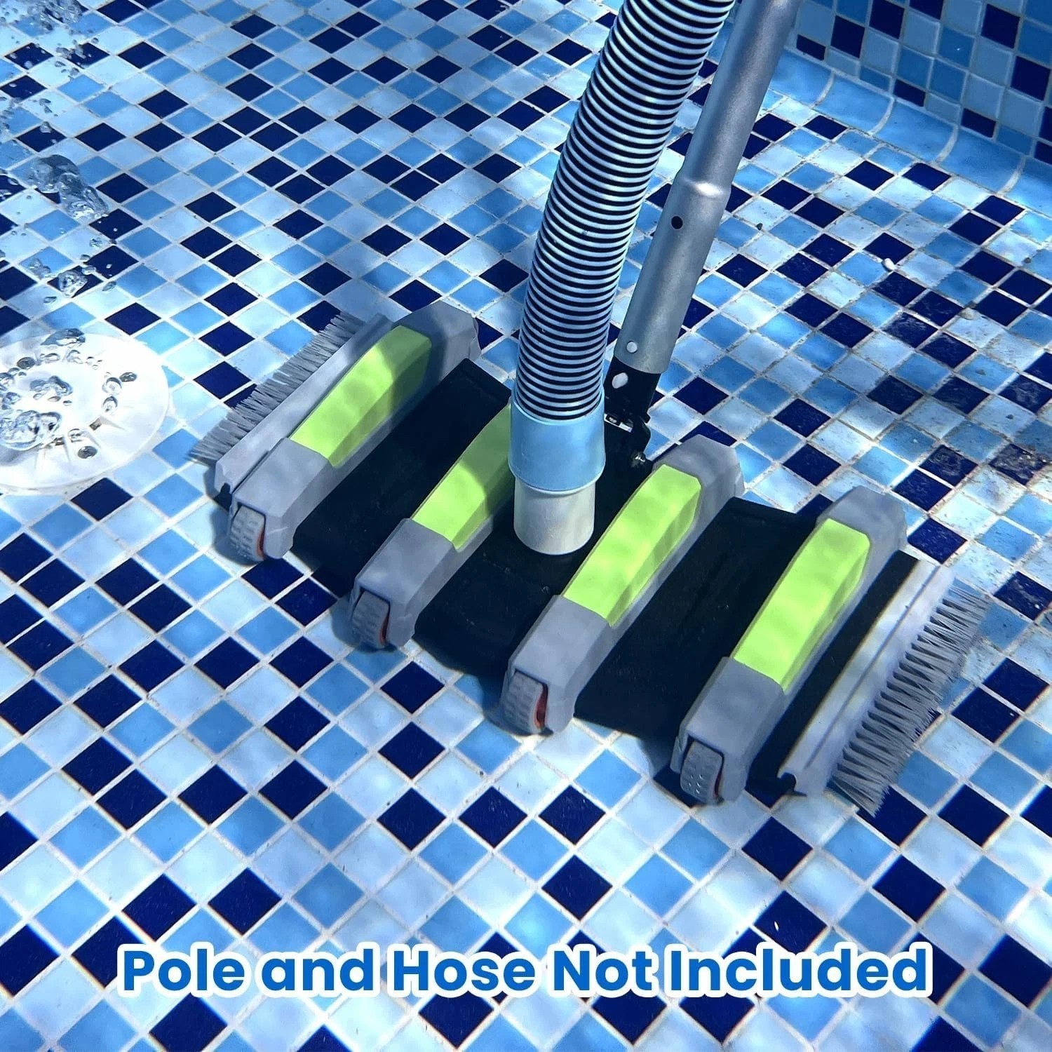 Durable Pool Vacuum Head with Easy Maneuver Wheels – Perfect Clean in Corners