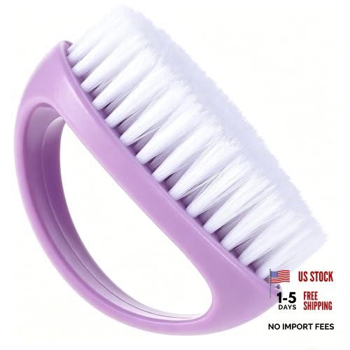 Purple Hand Nail Brushes – Heavy Duty – 1 Piece for Fingernails Cleaning