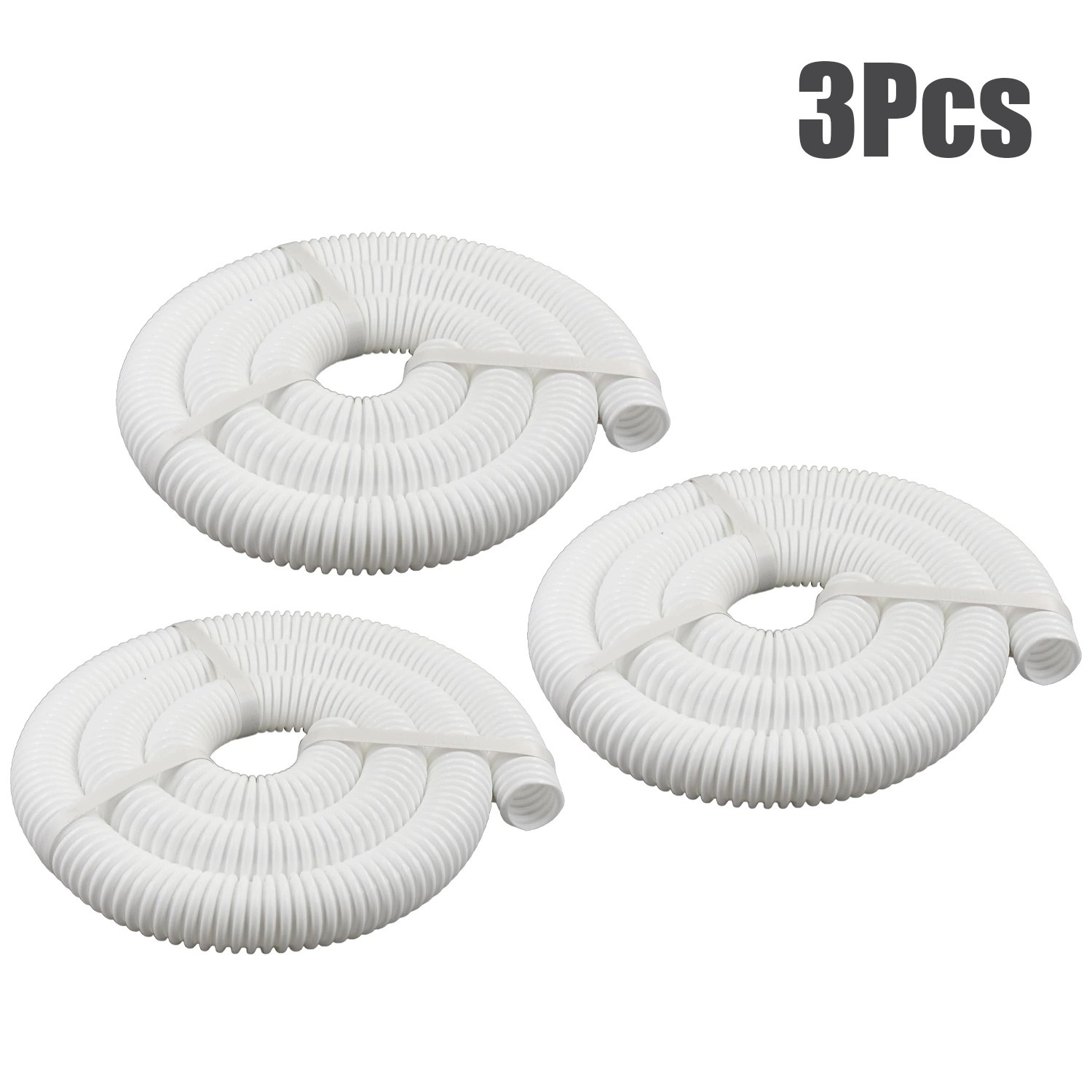 9-100-3102 FOR Polaris 360 6-Ft Pool Cleaner Cuff-less Feed Hose – 3 Pack