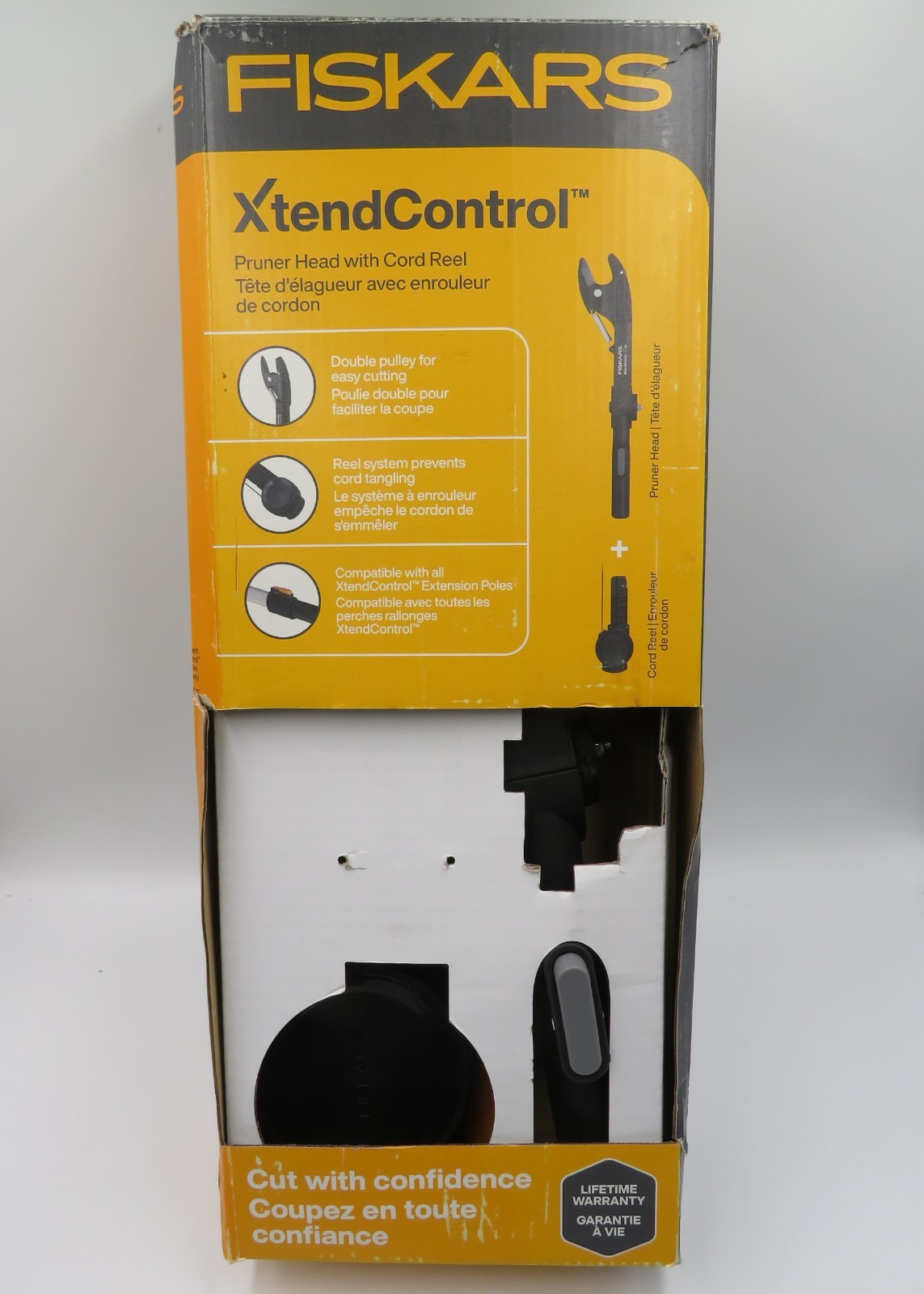 Fiskars XtendControl with Linear Double-Pulley Pruning Head and Cord