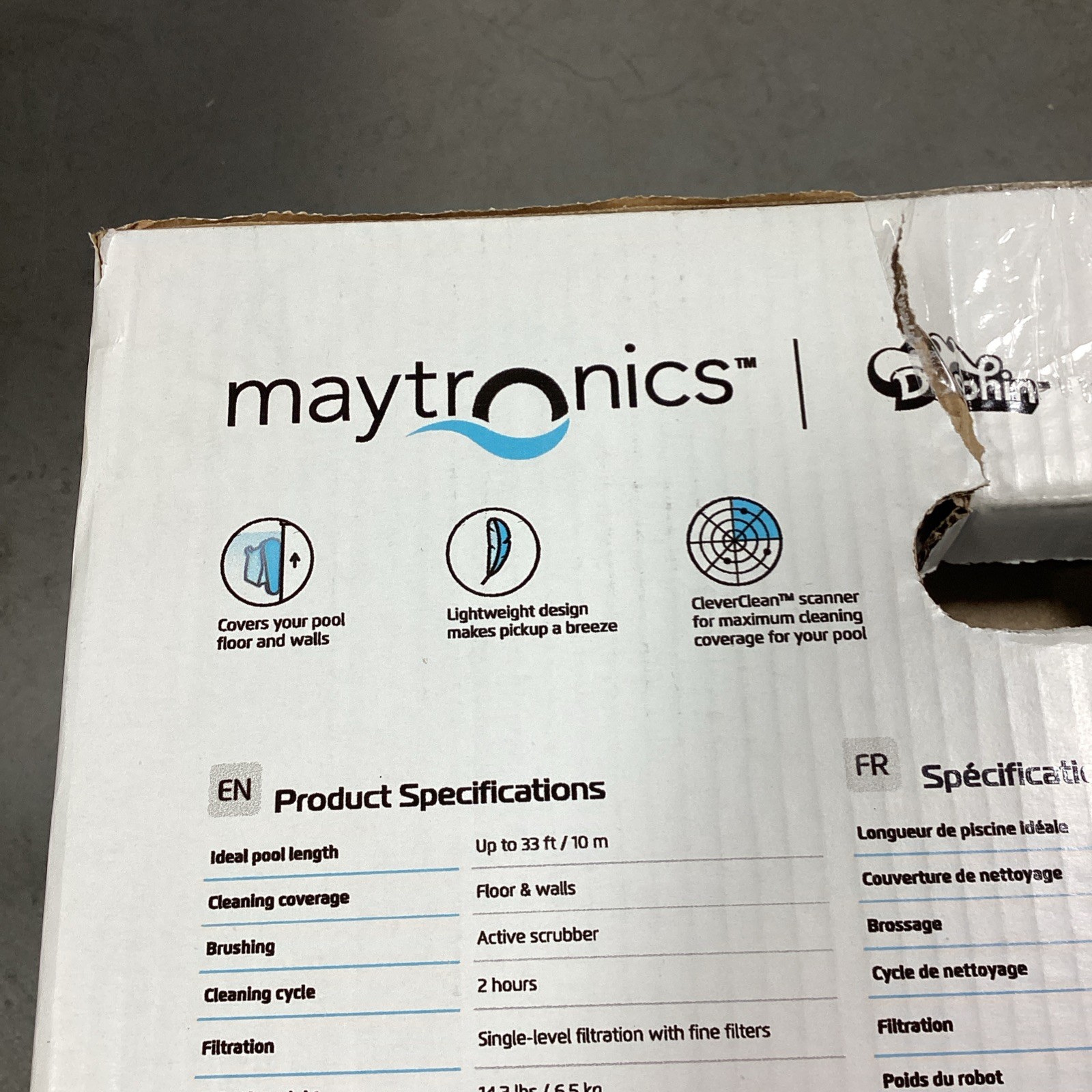 Dolphin Explorer E20 Robotic Vacuum Cleaner In-Ground Pools Maytronics NIB