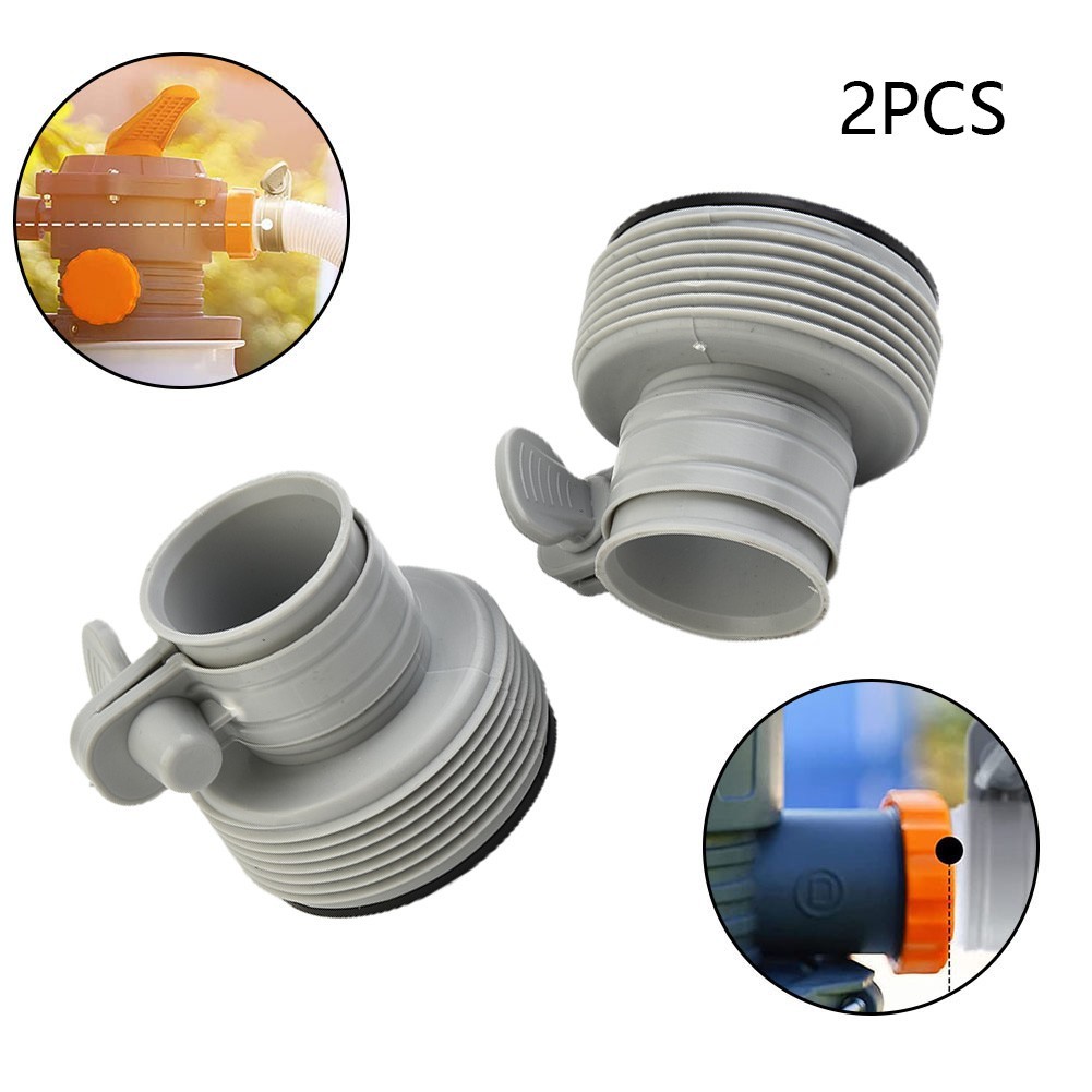 For Intex Hose Adapter B Pool 1.25in – 1.5in Pump Part Conversion Replacement