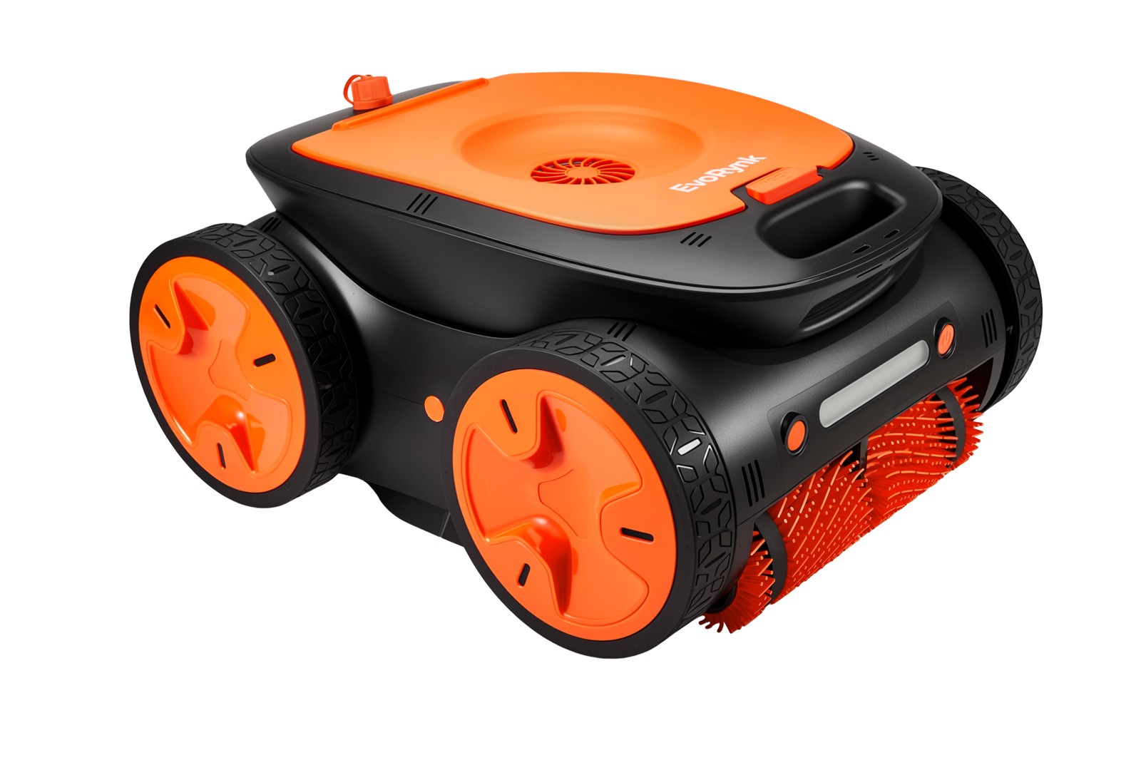 Orange Robotic Pool Cleaner for Inground Pools Underwater Remote & APP Control