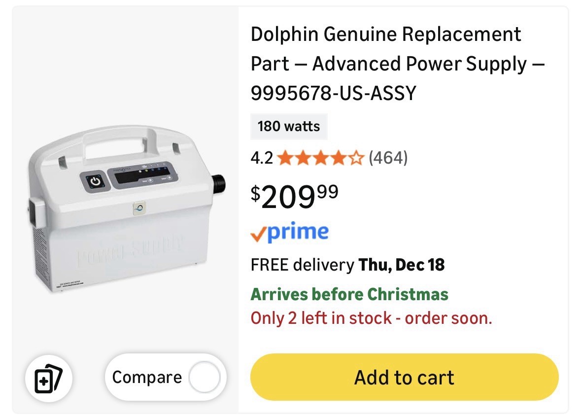 Power Supply For Dolphin Pool Cleaner