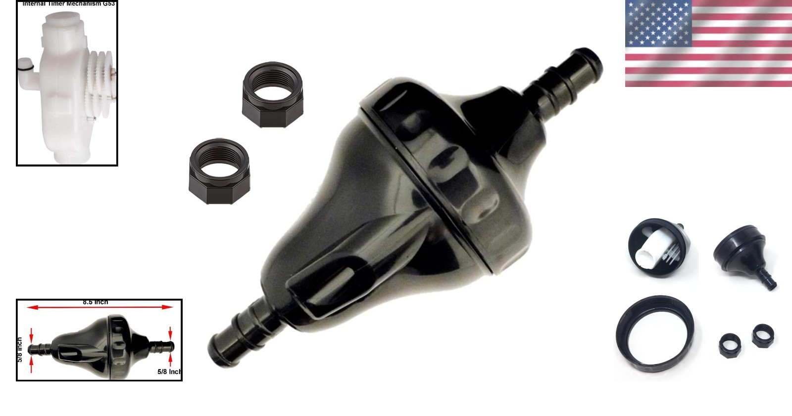 Pool Cleaner Backup Valve Kit