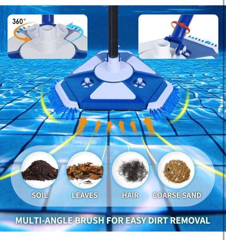Upgraded Swimming Pool Vacuum Head Heavy Duty Swimming Pool Vacuum Head