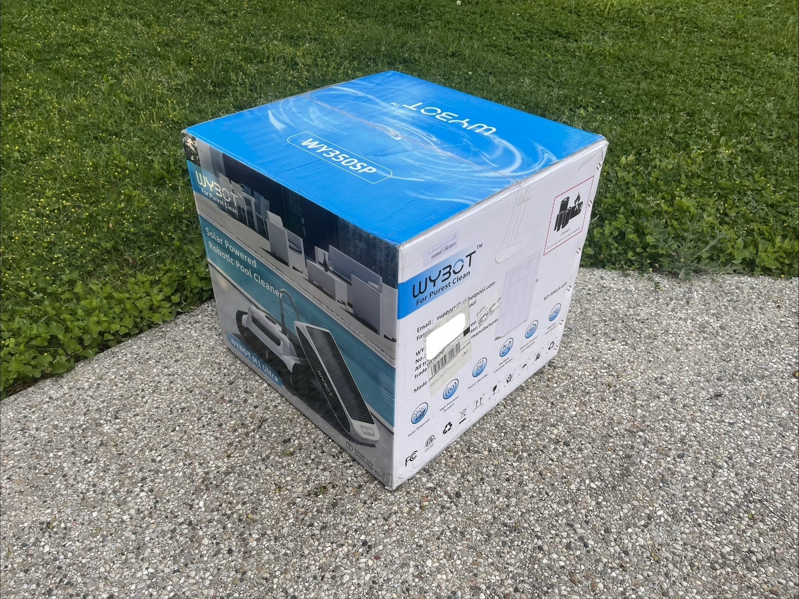 WYBOT M1 Ultra Solar Cordless Robotic Pool Cleaner WiFi/App Triple Motors