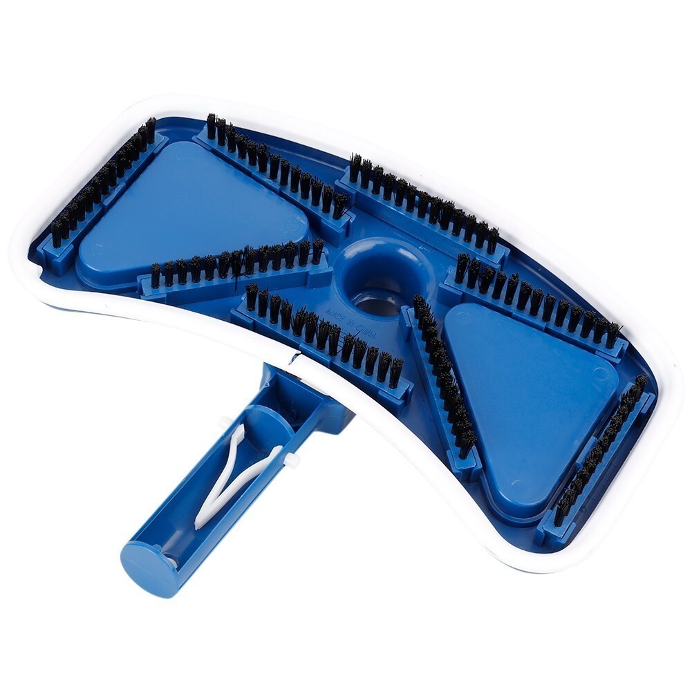 12 » Swimming Pool Curved Blue and White Suction Vacuum Brush Pool Tools