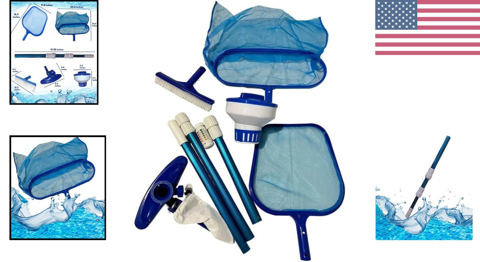 Light-Duty Above Ground Pool Maintenance Set – Quick Cleaning & Safety Solutions